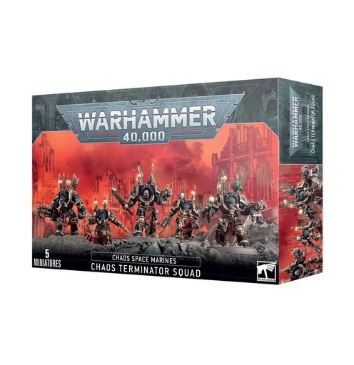 [43-19] 40K - Chaos - Chaos Space Marines - ESCOUADE DE TERMINATORS DU CHAOS 