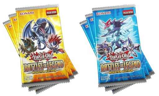 [YuGiOhTriPackMM] Yu-Gi-Oh! JCC - Pack de 3 Boosters Battles of Legend: Monster Mayhem (Blister cartonné) - FR