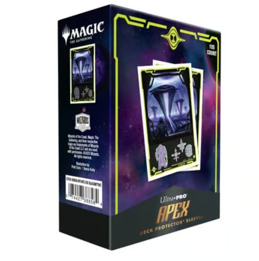 [UltraProApexEternity] Ultra Pro - Magic: The Gathering - Aux Portes des Éternités - Sachet de 105 protèges cartes Apex Susur Secundi, Autel du Vide