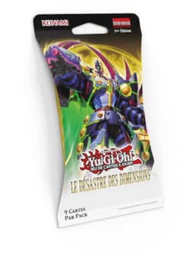 [YuGiOhBoosterDD] Yu-Gi-Oh! JCC - Pack de Booster Le Désastre des Dimensions (Blister cartonné) - FR 