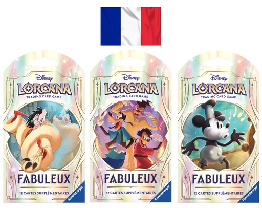 [LorcanaBoosterCH9] DISNEY - Lorcana - Trading Cards Booster Sleeved Chapitre 9 - FR 