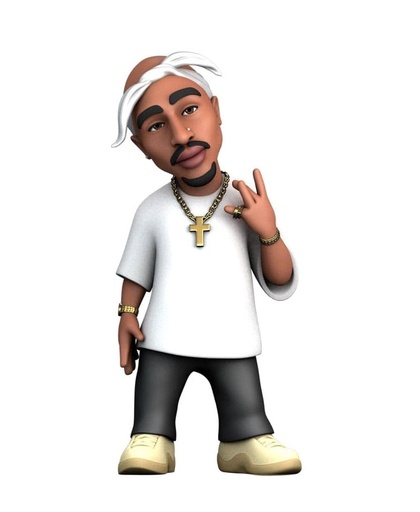 [TupacMinix] MUSIQUE - Tupac - Figurine Minix 12cm 