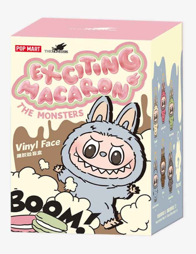 [LabubuMacaron] THE MONSTERS - Exciting Macaron Vinyl Face - Blind Box