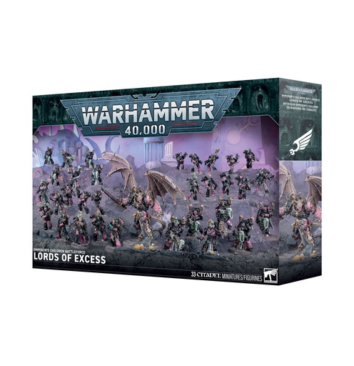 [37-12] 40K - Chaos - Emperor's Children:  Bataillon Emperor's Children - Seigneurs de l'Excès
