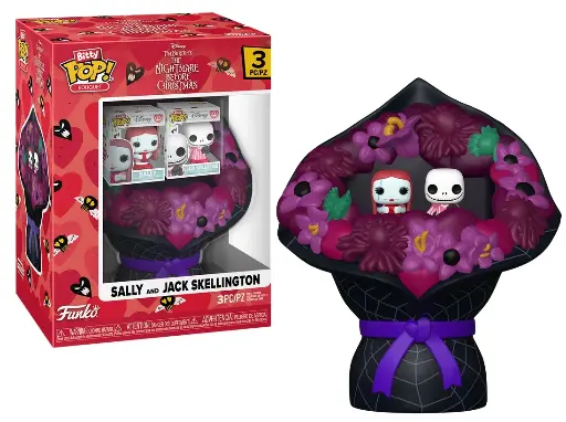 [jacksallybittypop] TNBC VALENTINES - Jack & Sally - Bitty Pop Bouquet