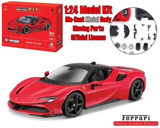[Ferrarimodelkit] FERRARI - Sf90 Stradale - Model Kit 1/24