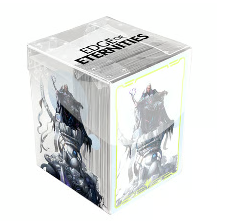 [UltraProMagicProtegeCruel] Ultra Pro - Magic: The Gathering - Aux Portes des Éternités - Sachet de 100 protèges cartes standard Tezzeret, Cruel Capitaine en boîte transparente (63 x 89 mm)