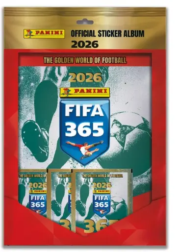 [Fifa365paninistarter] FIFA 365 - Panini Starter Pack (1 album + 30 Stickers )