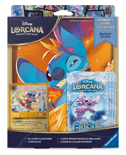 [Lorcanagivresortstarterset] DISNEY - Lorcana -Trading Cards Collec. Starter Set Stitch Edition -FR