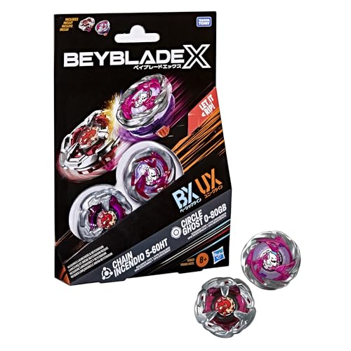 [Beybladecircleghost] BEYBLADE X - Circle Ghost 0-80GB e Chain Incendio 5-60HT