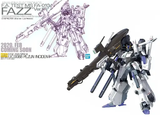 [MGFazz] GUNDAM - MG 1/100 Fazz Ver.Ka FA-010 - Model Kit