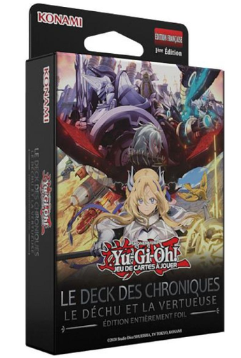 [YuGiOhDeckChronicle] Yu-Gi-Oh! JCC - Le Deck des Chroniques : Le Déchu et la Vertueuse (All-Foil Edition) - FR