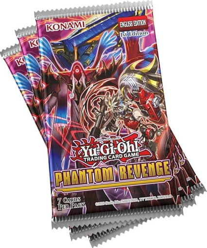 [YuGi3BoosterPhantom]  Yu-Gi-Oh! JCC - Pack de 3 Boosters Phantom Revenge (Blister cartonné) - FR