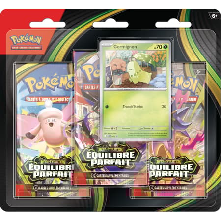 [PokeJCCTripackME3] POKEMON - ME 03 Equilibre Parfait Blister 3 Boosters - FR 