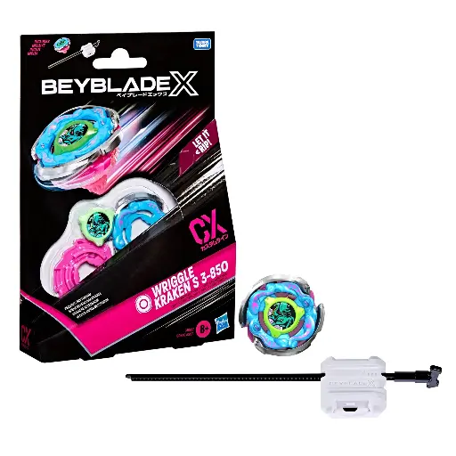 [Wrigglekraken] BEYBLADE X - Wriggle Kraken S 3-85O CX Starter Pack
