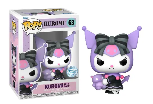 [POP63] Funko POP 63 Kuromi avec Baku SE