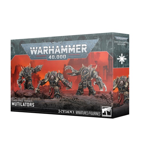 [43-43] 40K - Chaos - CHAOS SPACE MARINES: MUTILATORS 