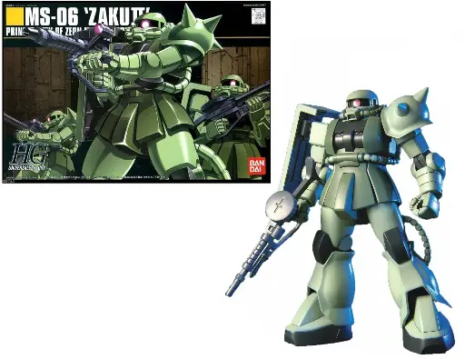 [HGUCZakumassproduction] GUNDAM - HGUC 1/144 MS-06 Zaku II Mass Production - Model Kit