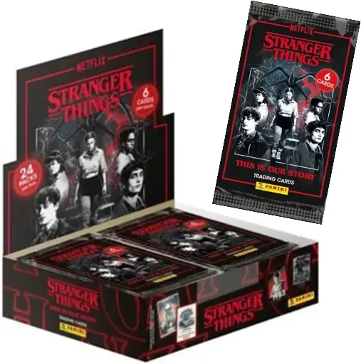 [StrangerThingsPaniniDisplay] STRANGER THINGS - Panini Display 24 Pochette 6 Trading cards