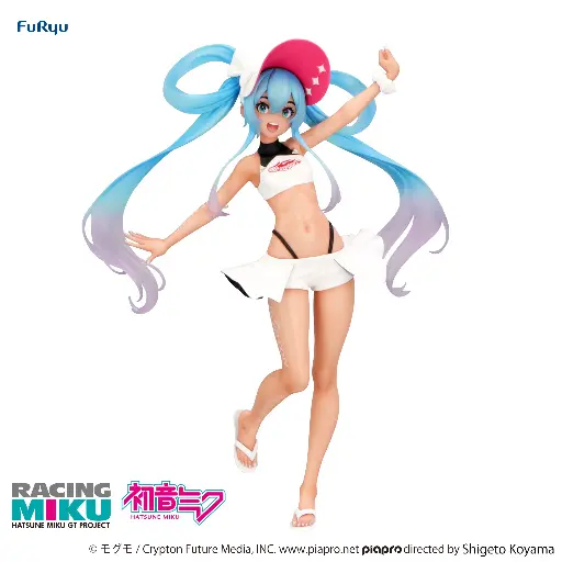 [MikuTrio] HATSUNE MIKU - Racing Miku 2024 Summer - Statuette Trio-Try-It 21cm 