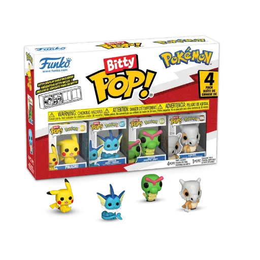[PokBittyPopPikachu] POKEMON - Bitty Pop 4 Pack 2.5cm - Pikachu