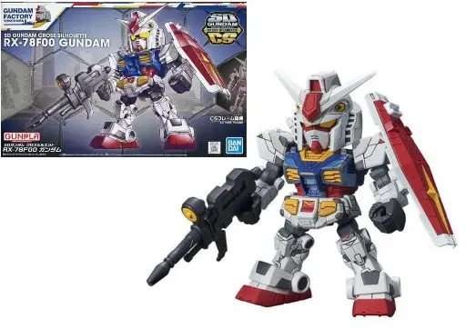 [SDRX78F00] GUNDAM - SD Gundam Cross Silhouette RX-78F00 Gundam - Model Kit