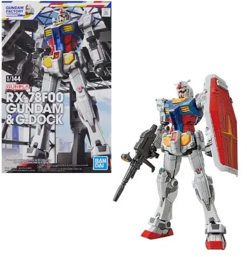 [1144GdockRX78F00] GUNDAM - 1/144 RX-78F00 Gundam & G-Dock - Model Kit