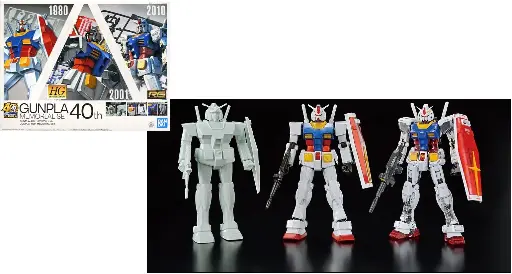 [40ThMemorialGunpla] GUNDAM - Gunpla 40th Memorial Set - Model Kit