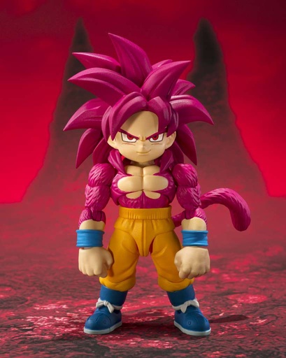[FiguartsGoku4ssj8cm] DRAGON BALL DAIMA - Son Goku Super Saiyan 4 - Fig. S.H. Figuarts 8cm