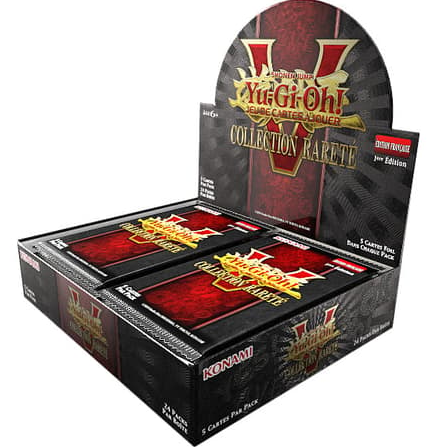 [YuGiDisplayRarity5] Yu-Gi-Oh! JCC - Display de Pack de Booster Collection Rareté 5 (24 Boosters) - FR 