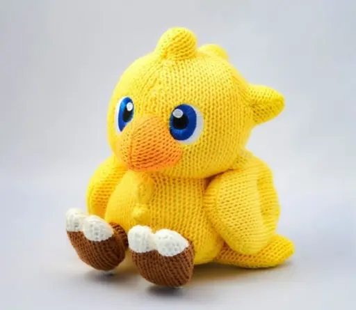 [PlushChocobo] FINAL FANTASY - Knitted Chocobo - Peluche 18cm