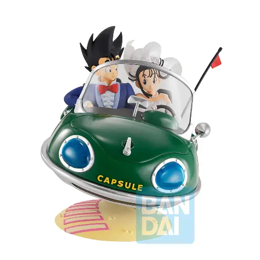 [SnapGokuChichi14cm] DRAGON BALL - Son Goku & Chichi - Figurine Snap Collection 2 14cm