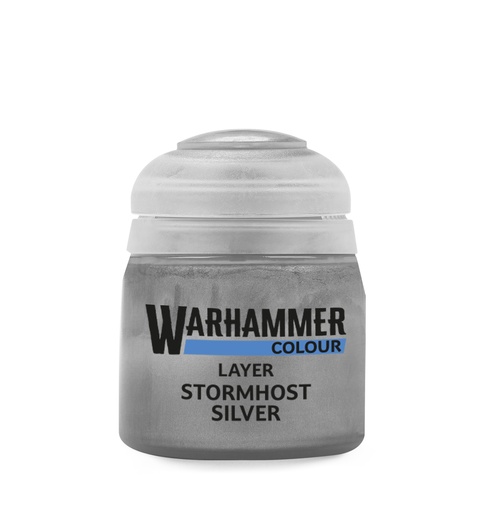 [22-75] Paint - WH Colour - LAYER:STORMHOST SILVER 12ML