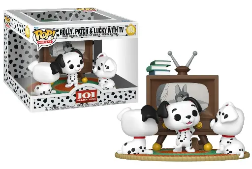 [POP1664] Funko POP 1664 Rolly, Patch & Lucky avec TV