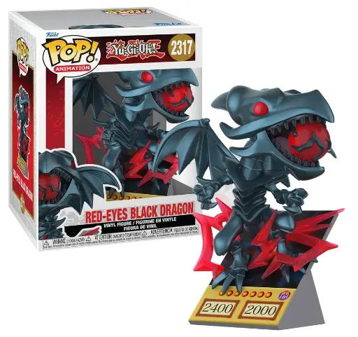 [POP2317] Funko POP 2317 Dragon Noir aux Yeux Rouges