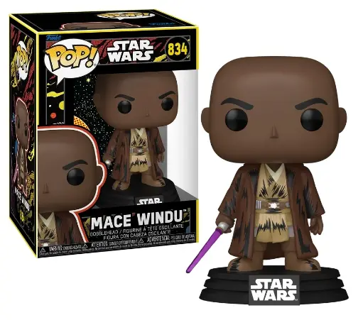 [POP834] Funko POP 834 Mace Windu Retro