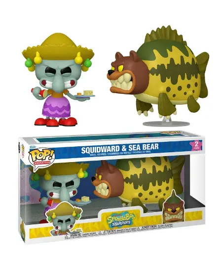 [POP2PACKSquidwardseabear] Funko POP 2 Pack Squidward & Sea Bear