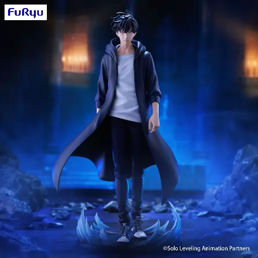 [SungJinwoofigure24cm] SOLO LEVELING - Sung Jinwoo - Statuette Trio-Try-It 24cm
