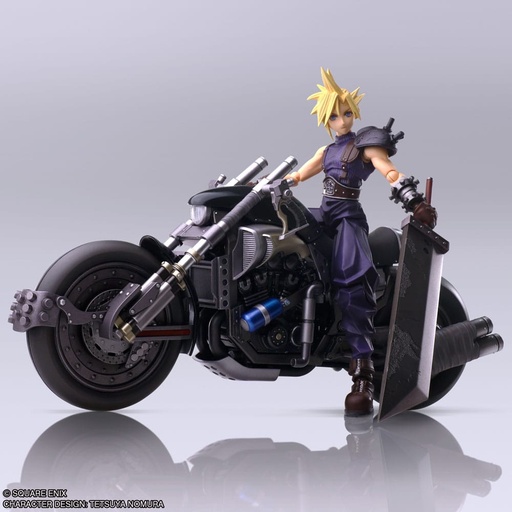 [FFVIICloudHardyDaytona] FINAL FANTASY VII - Cloud & Hardy-Daytona - Figurine Bring Arts 15cm